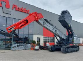 Pladdet Umbau Kobelco SK350 : Commande client transformation d'une machine neuve Kobelco SK350 par PLADDET